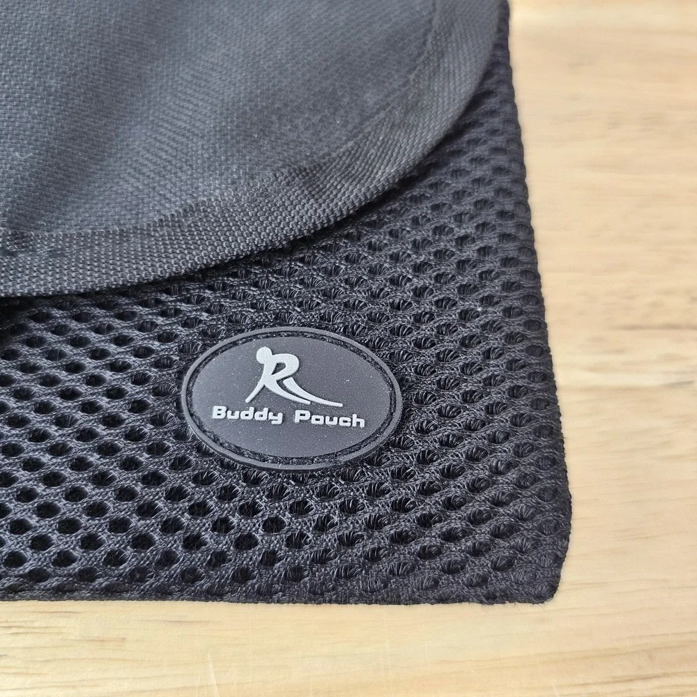 Buddy Pouch Wallet‎ For Running Walking - Magnetic To Waistband Black Workout